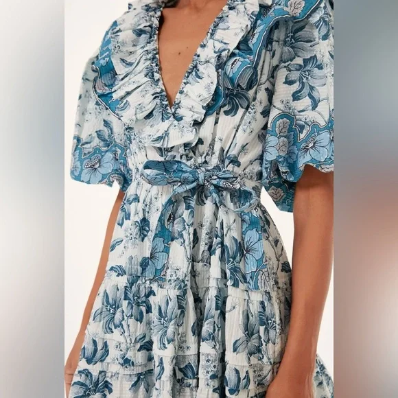 Love The Label REMY DRESS- BERYL BLUE - Picture 4 of 5